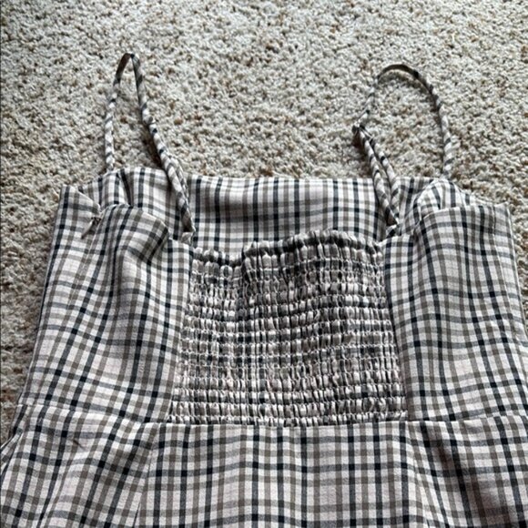 Aritzia Wilfred Plaid Spaghetti Strap Isabelle Dress size 0 - Picture 4 of 6